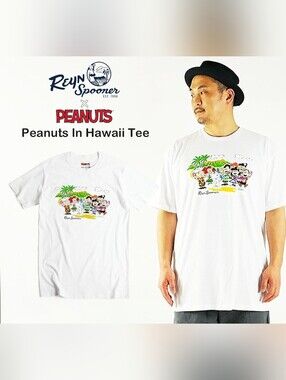 NWOT Peanuts X Reyn Spooner T-Shirt Peanuts in Hawaii Graphic Tee Men's XXL